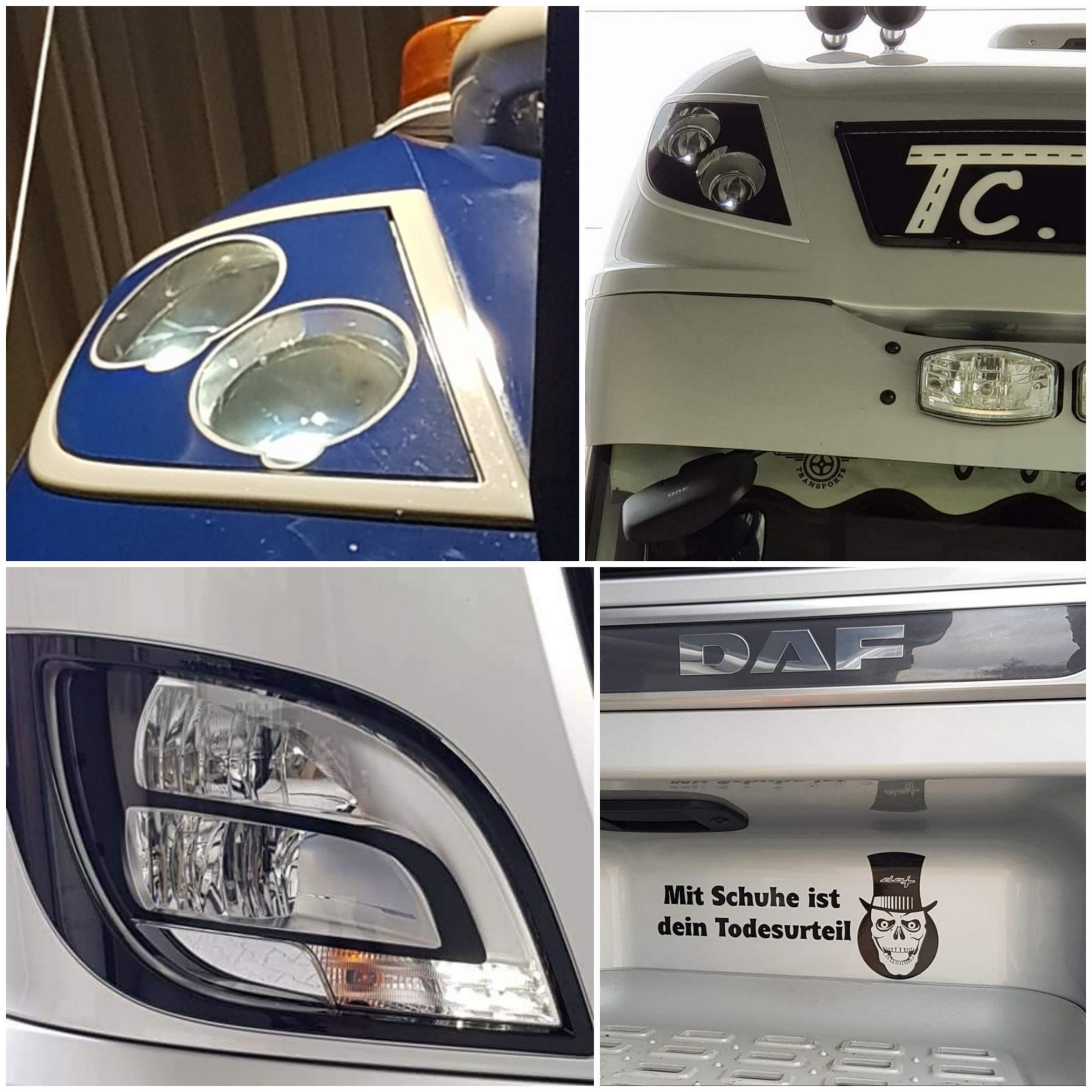 Beschriftung Taxi Westwood Truck Interieur